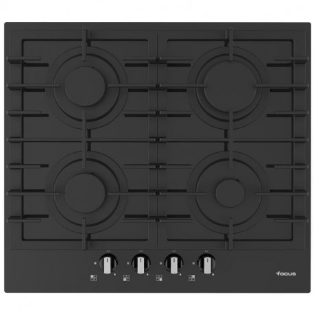 Plaque de Cuisson FOCUS 4 Feux 60 cm Vitro Noir (F404B)